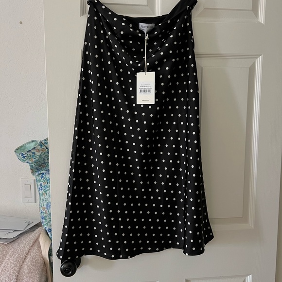 Peppermayo Black and White Polka Dot Maxi Skirt - Picture 5 of 6